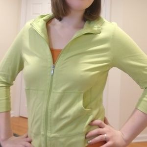3/4 sleeve lime green athletic works jacket